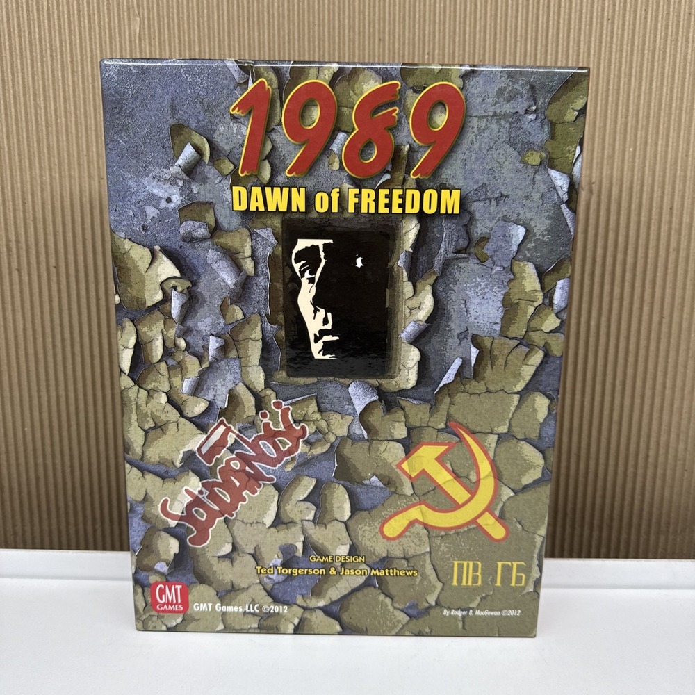 1989 - Dawn of Freedom - GMT - Used / Components 100% complete War Board Game
